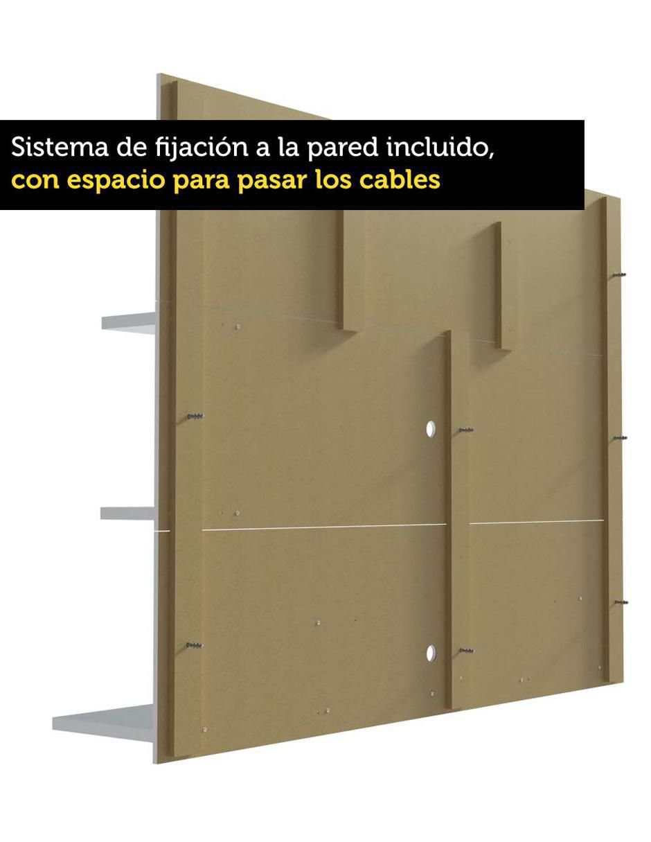 Mueble flotante para TV armable Alfa de MDP 9