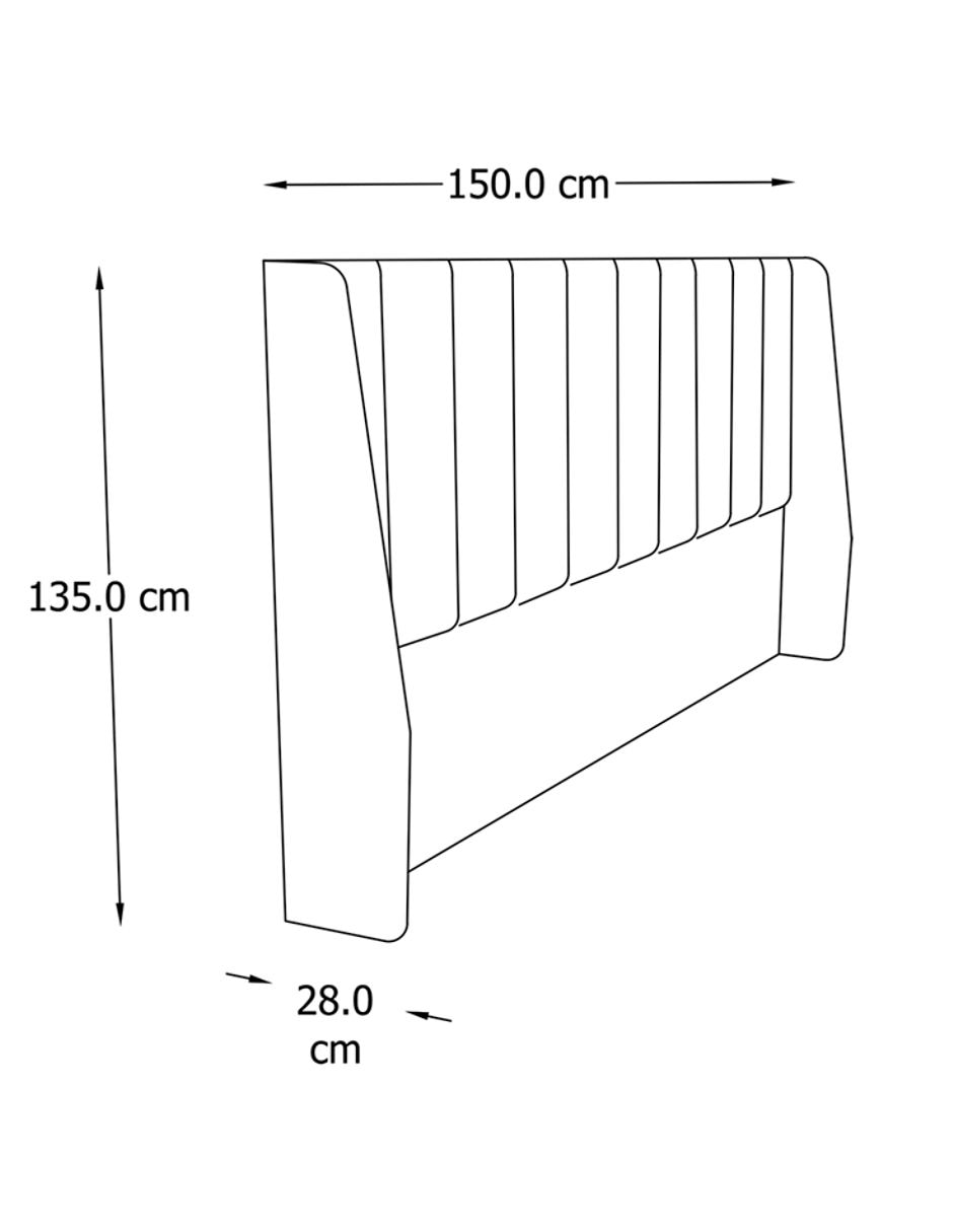 Cabecera Nova de madera y tela 7