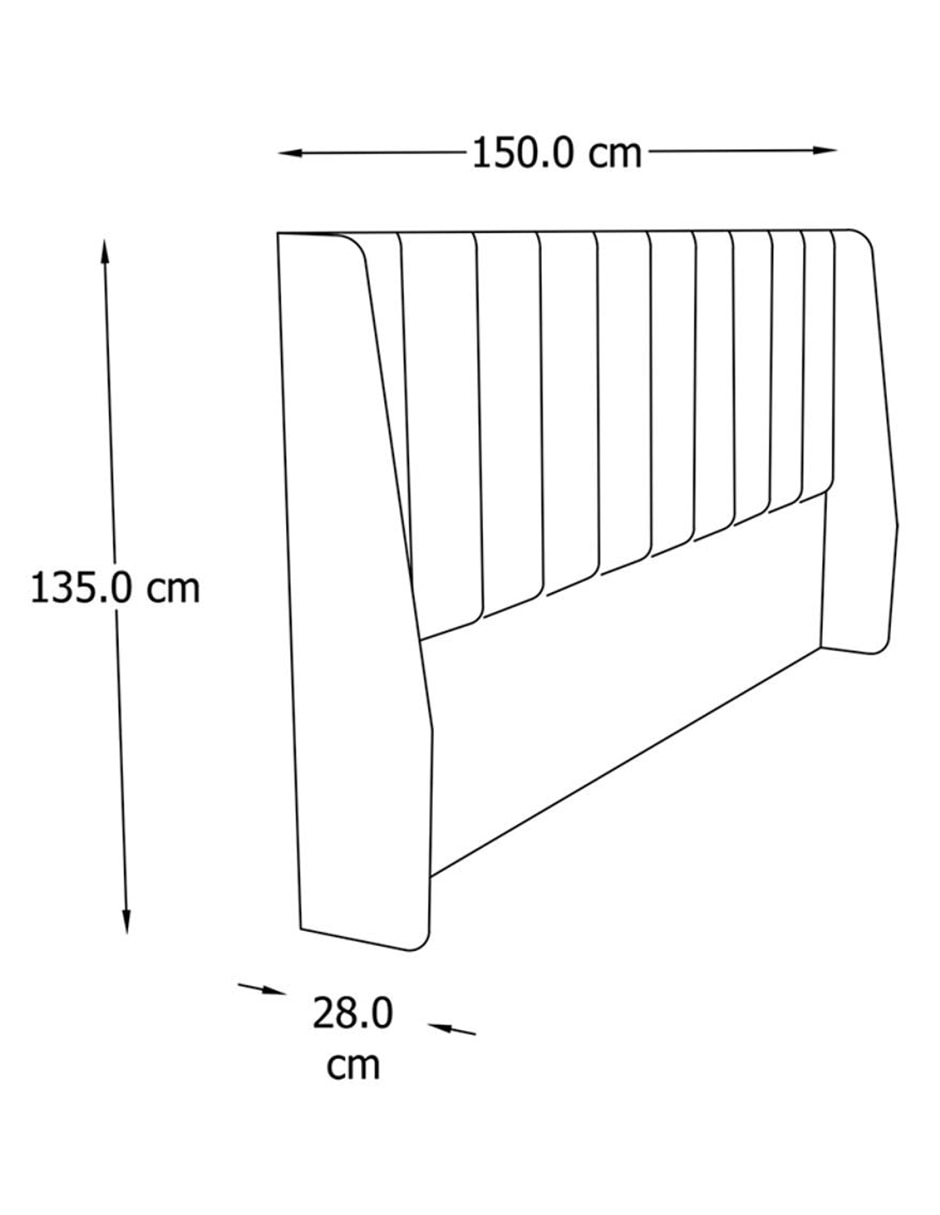 Cabecera Nova de madera y tela 9