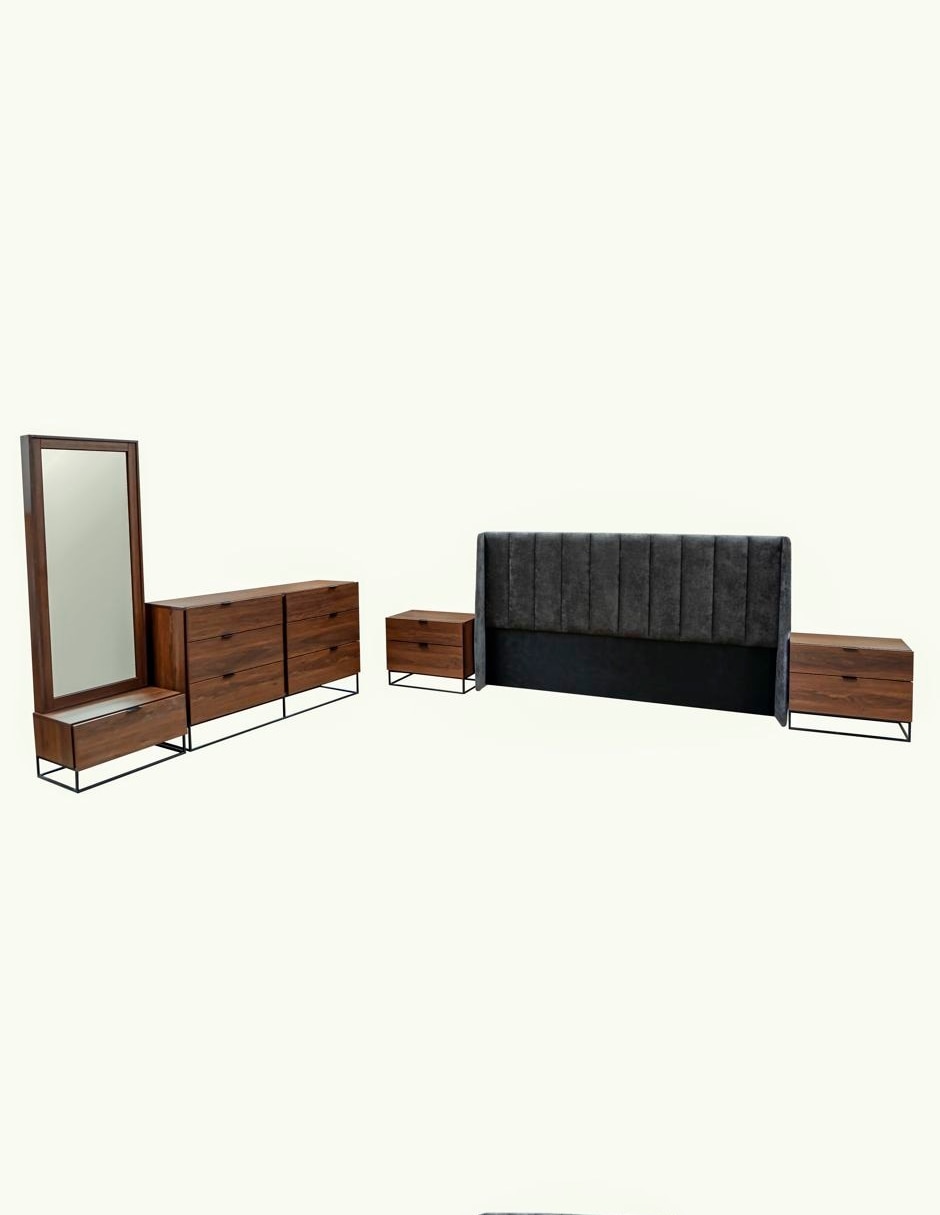 Cabecera Nova de madera y tela 5