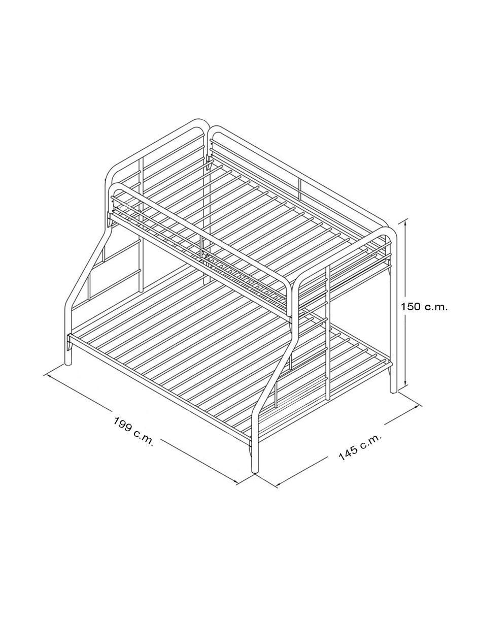 Litera Coaster Morgan de metal