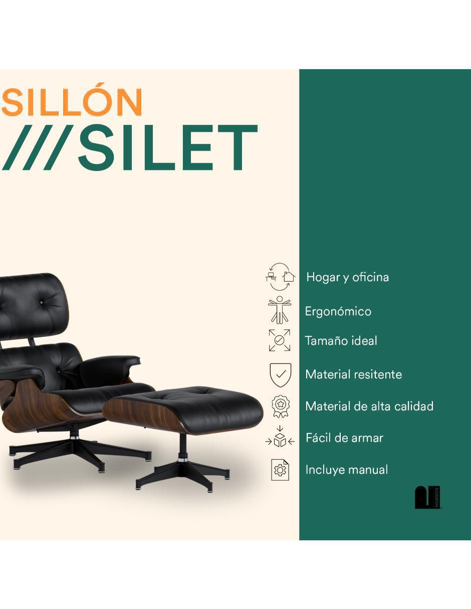 Juego de asiento con taburete 2