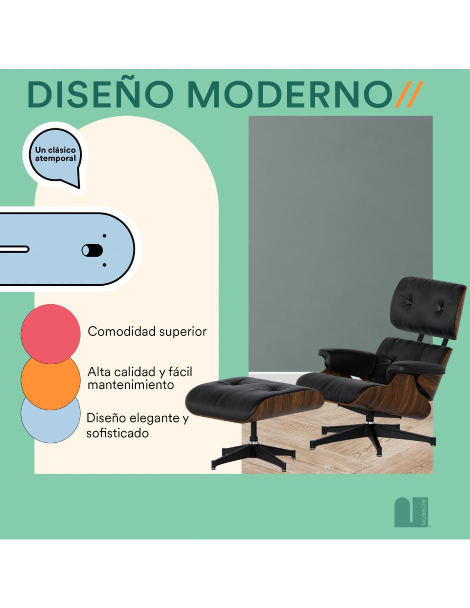 Juego de asiento con taburete 4