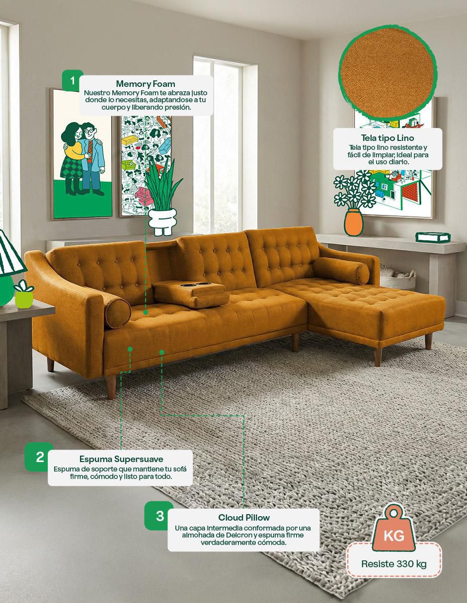 Sala modular no aplica makora "de" lino