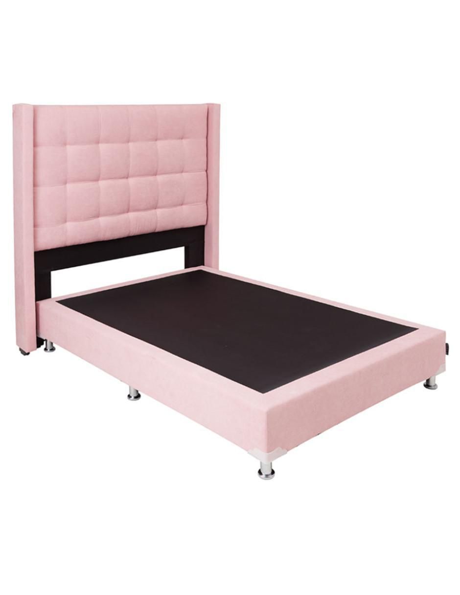 Cama dicasa titan box "de" madera y tela