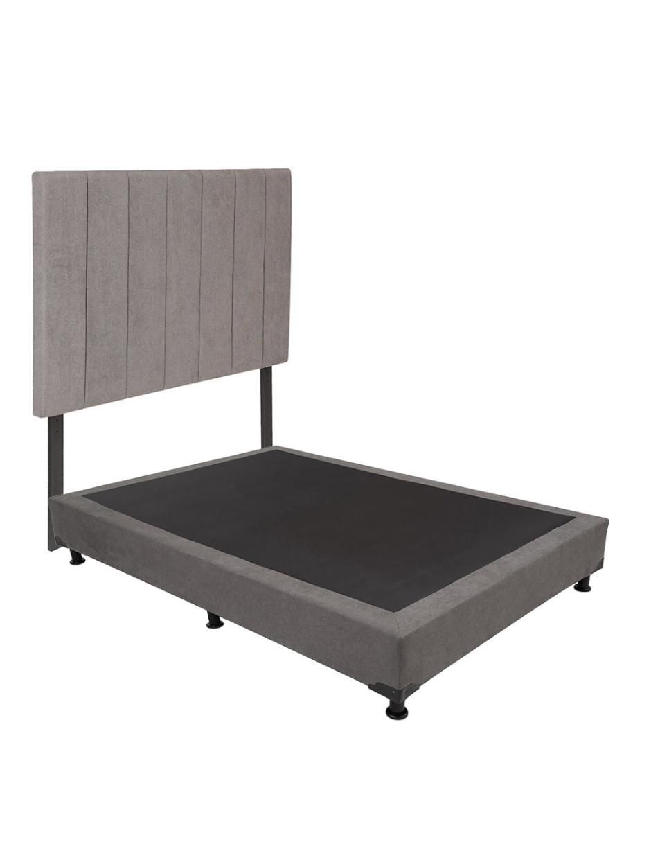 Cama dicasa argos box "de" madera y tela