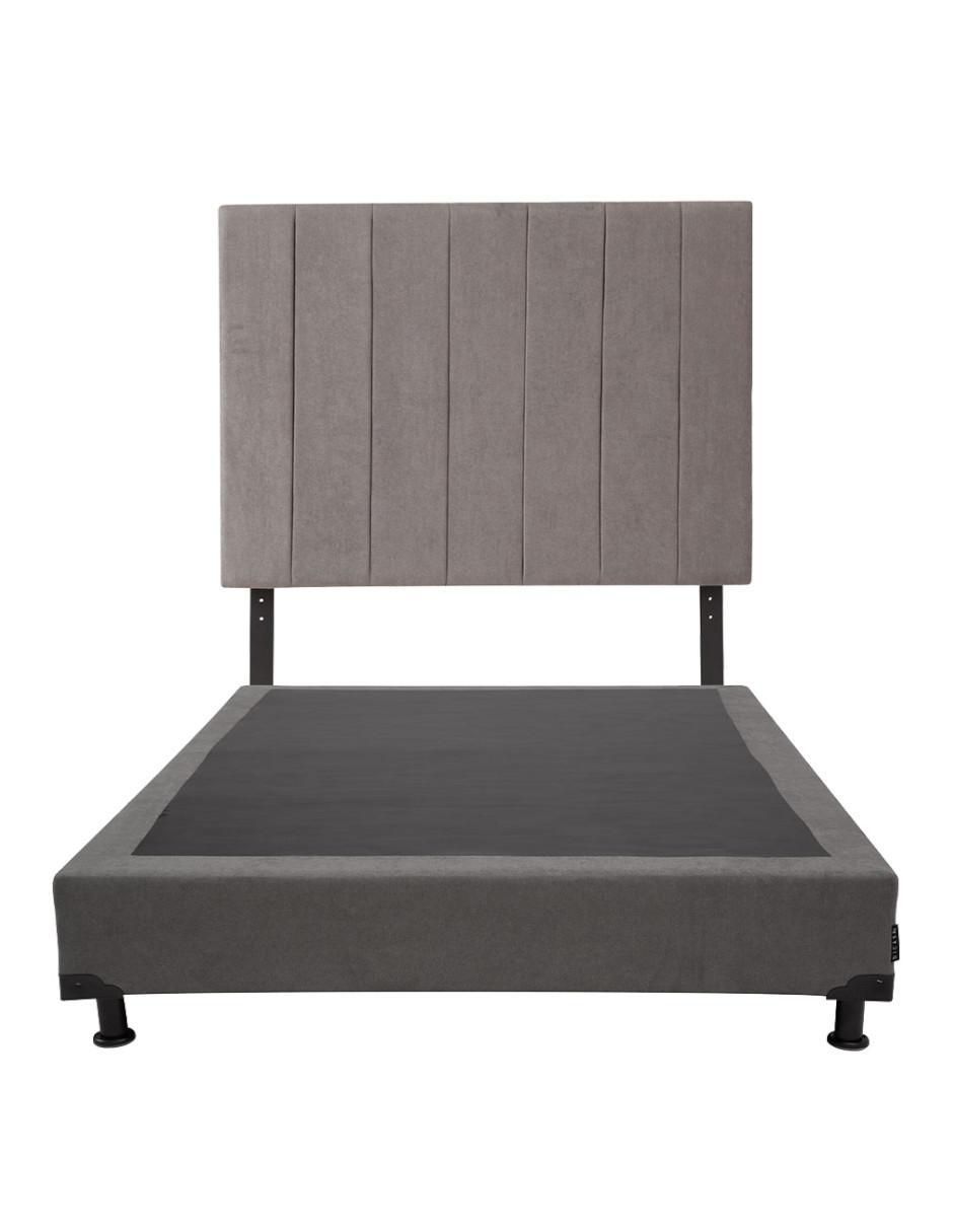 Cama dicasa argos box "de" madera y tela
