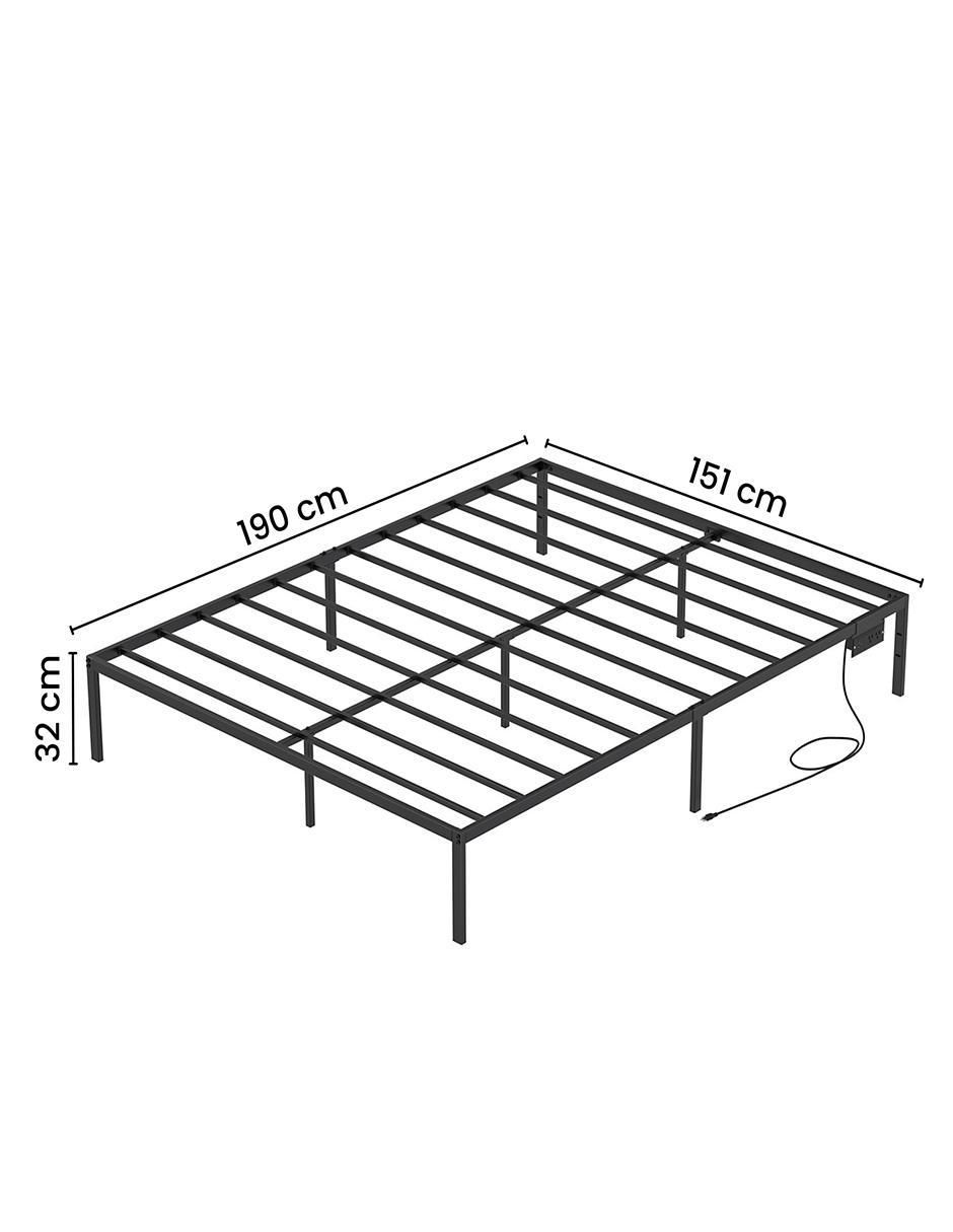 Base para cama de metal 5