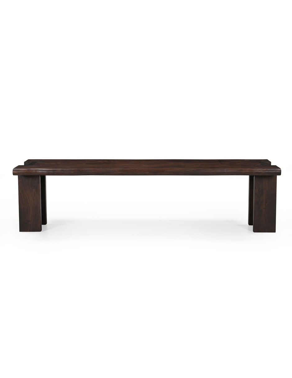 Banca Walnut de madera acacia