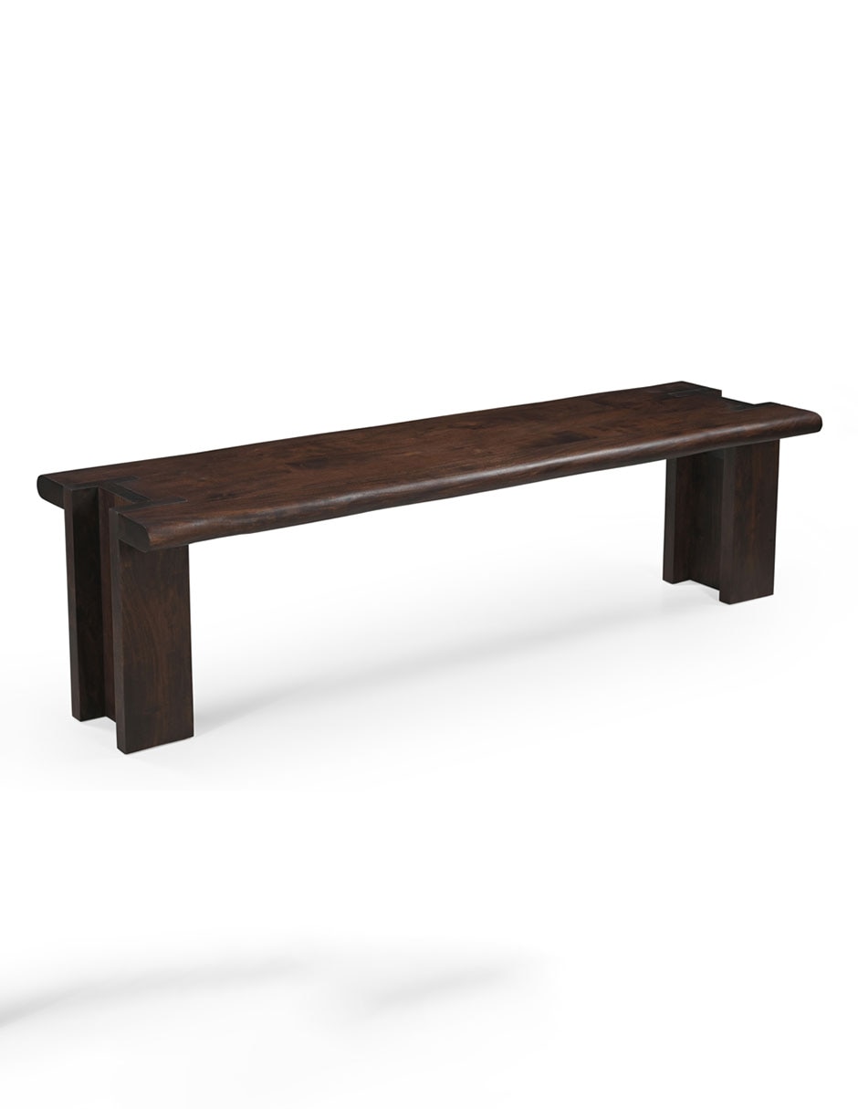 Banca Walnut de madera acacia 2