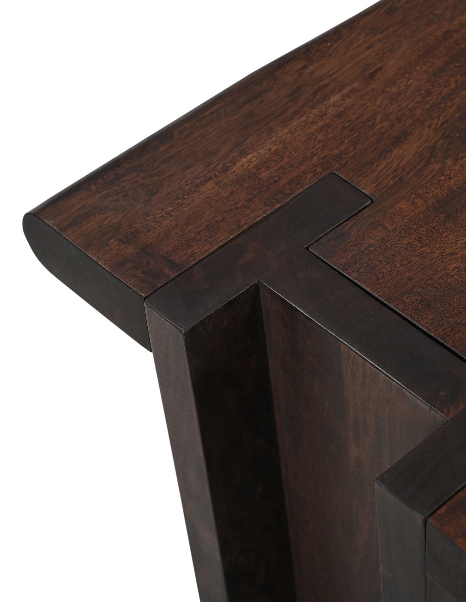 Banca Walnut de madera acacia 5