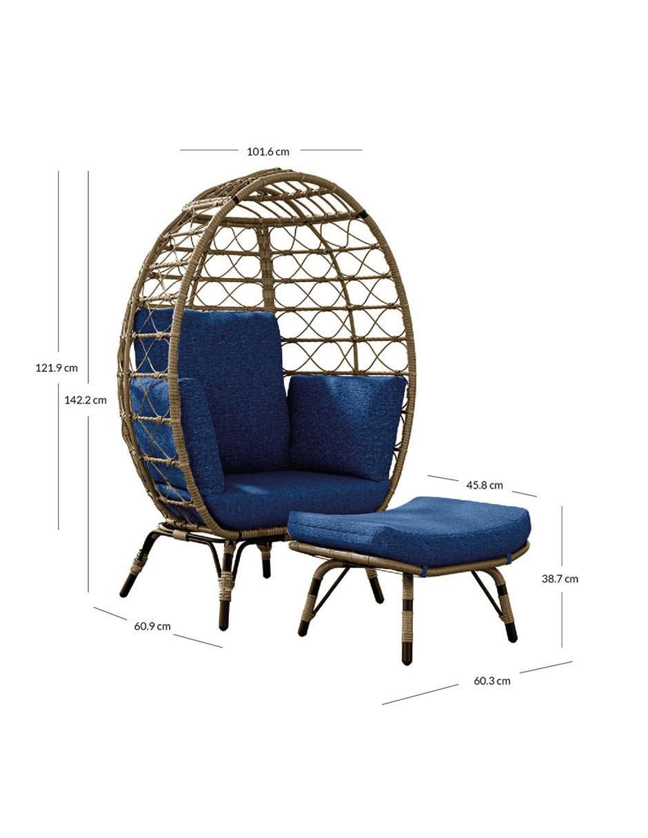 Silla 2 piezas de hierro 8