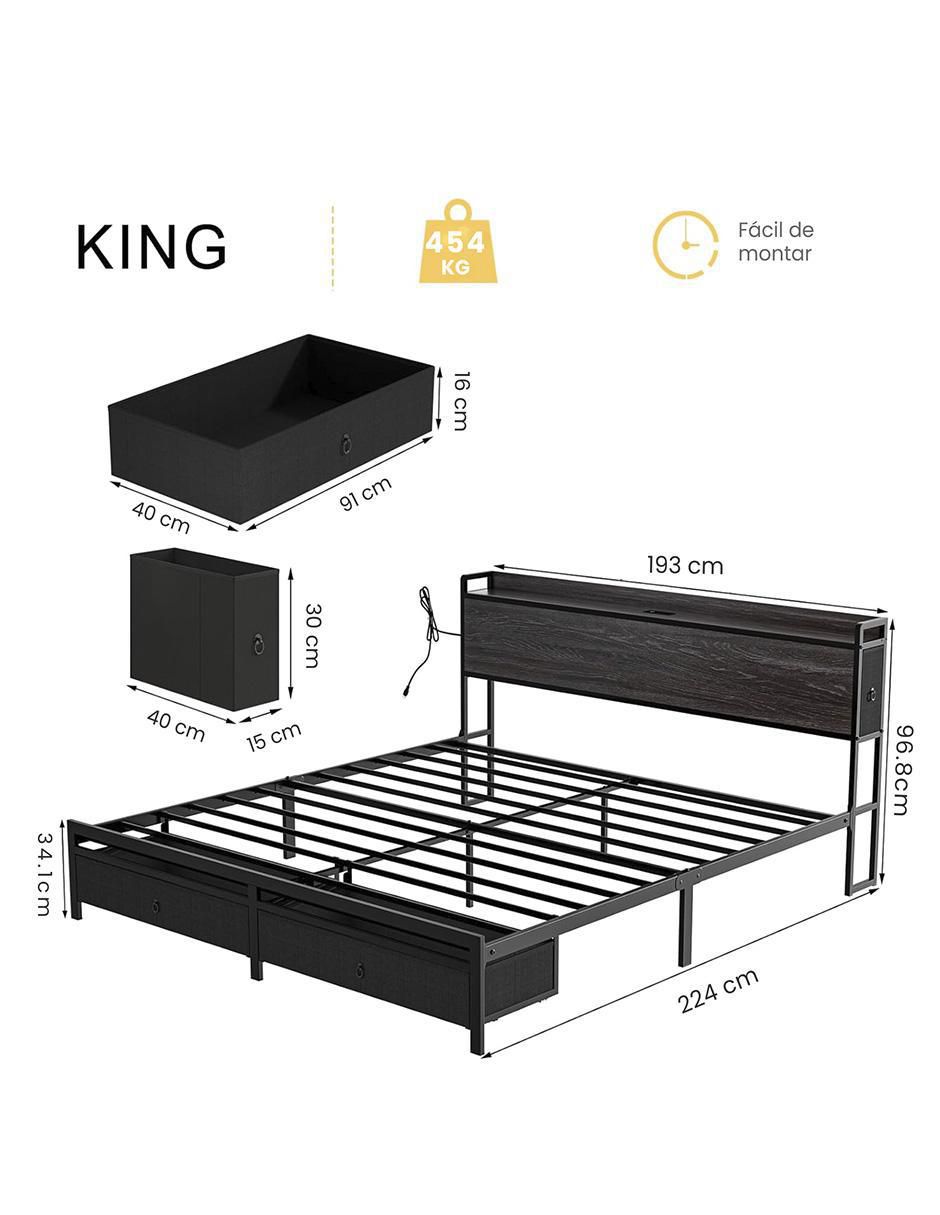 Base para cama de metal 7