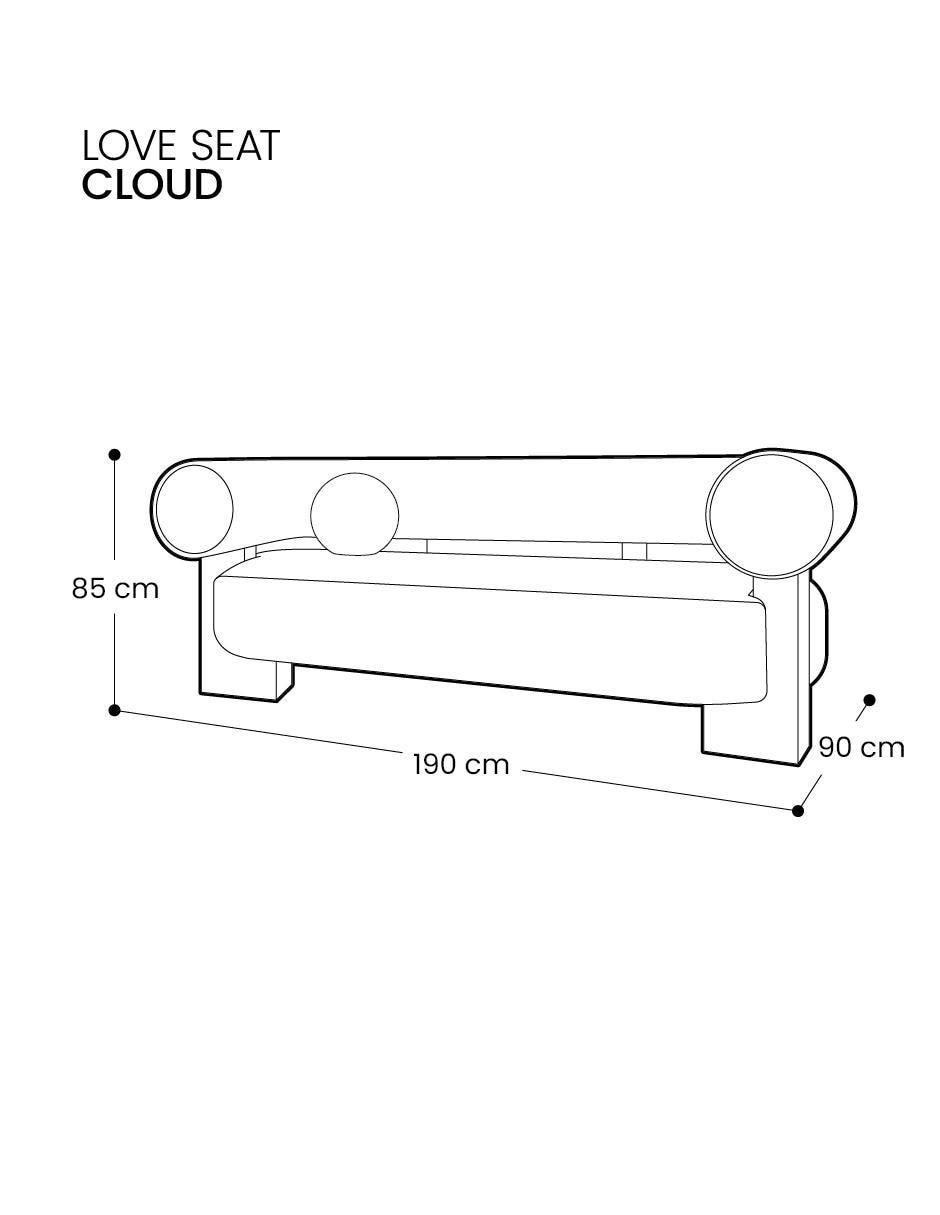 Love seat Cloud 6