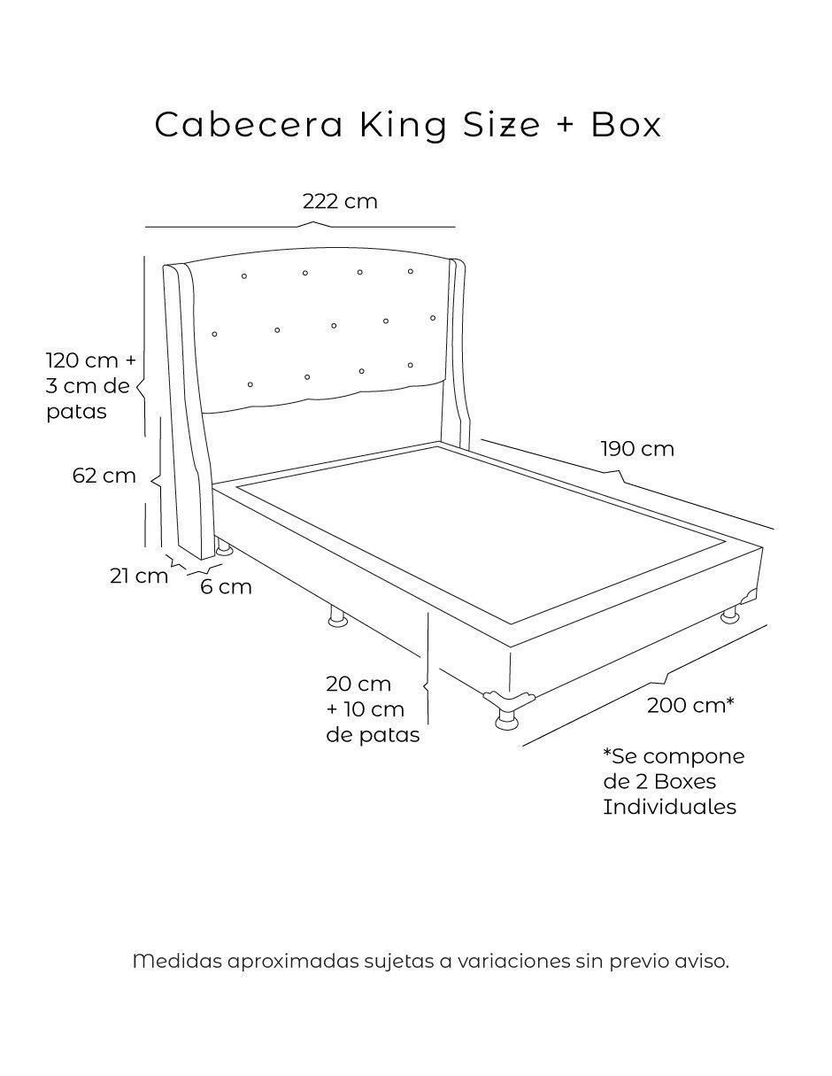 Cama dicasa zefyr box "de" madera y tela
