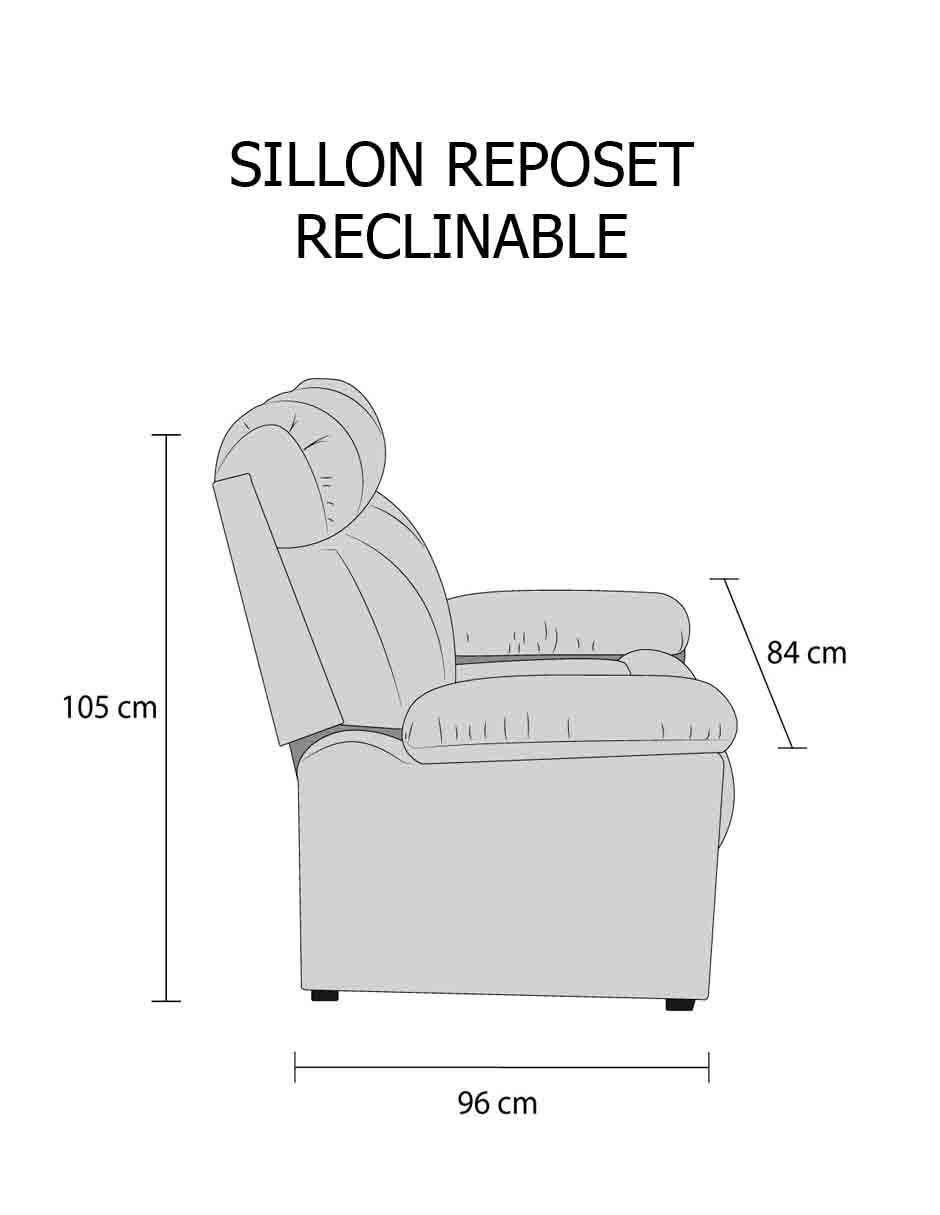 Reclinable de madera pino 7