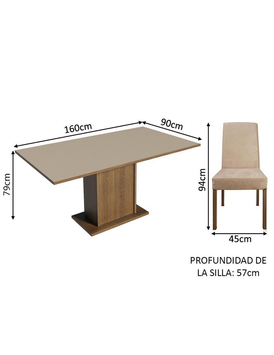 Comedor renata para 6 personas 11