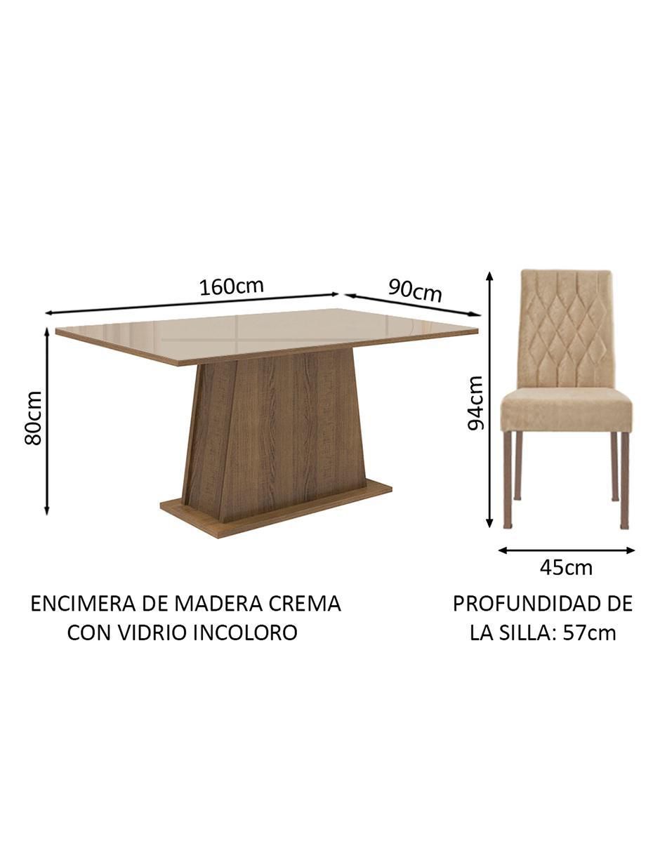Comedor Aryeli para 4 personas 11