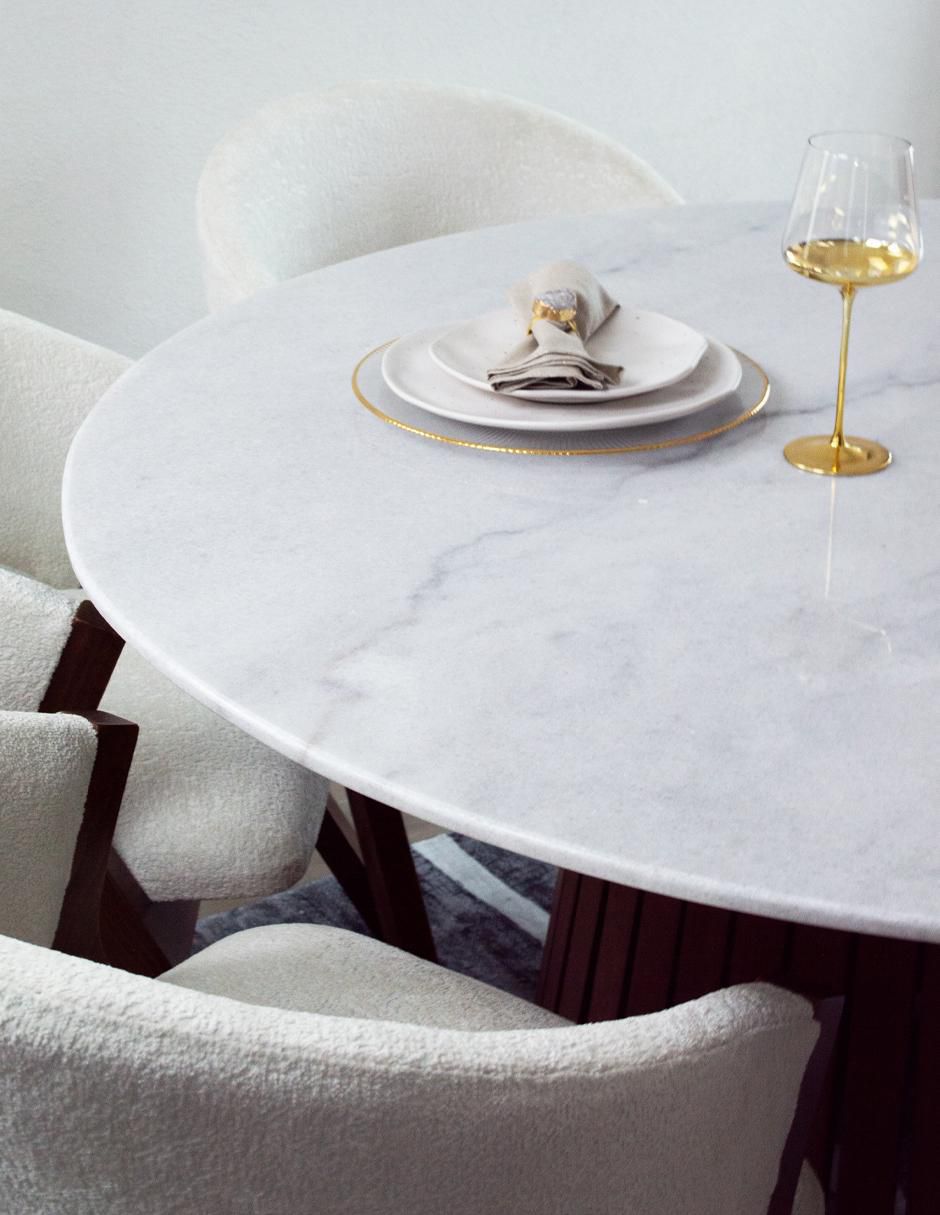 Comedor para 6 personas de mármol 4