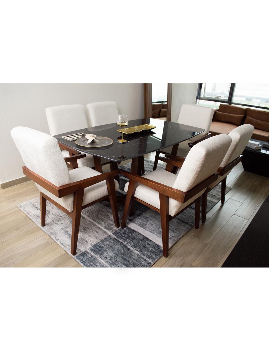 Comedor para 6 personas de mármol 5