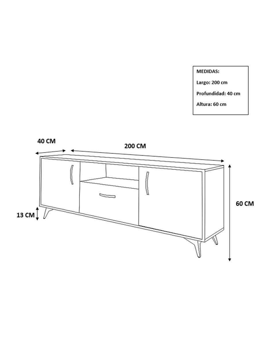 Mueble de tv Khaleessi de MDF 6