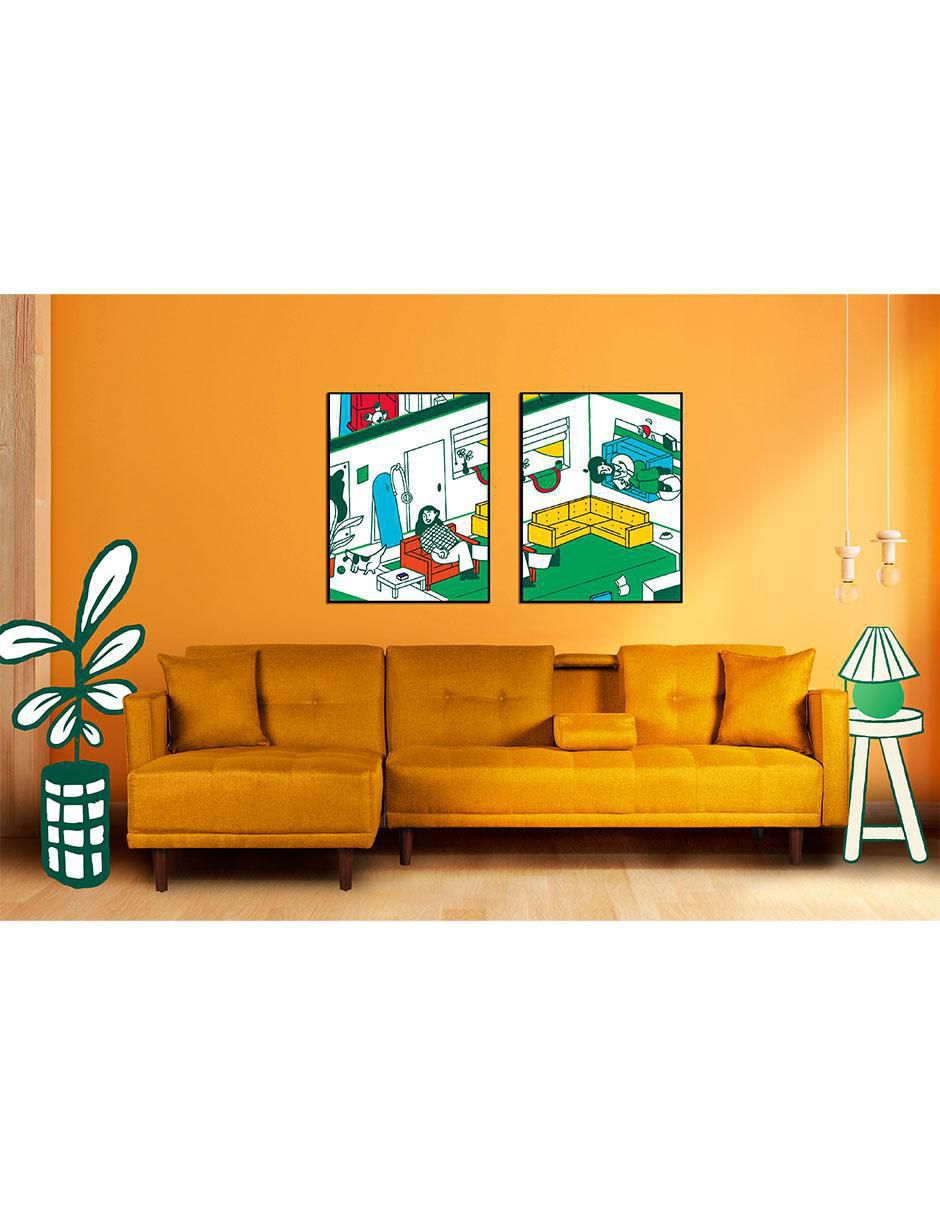 Sala modular harper reversible makora "de" lino