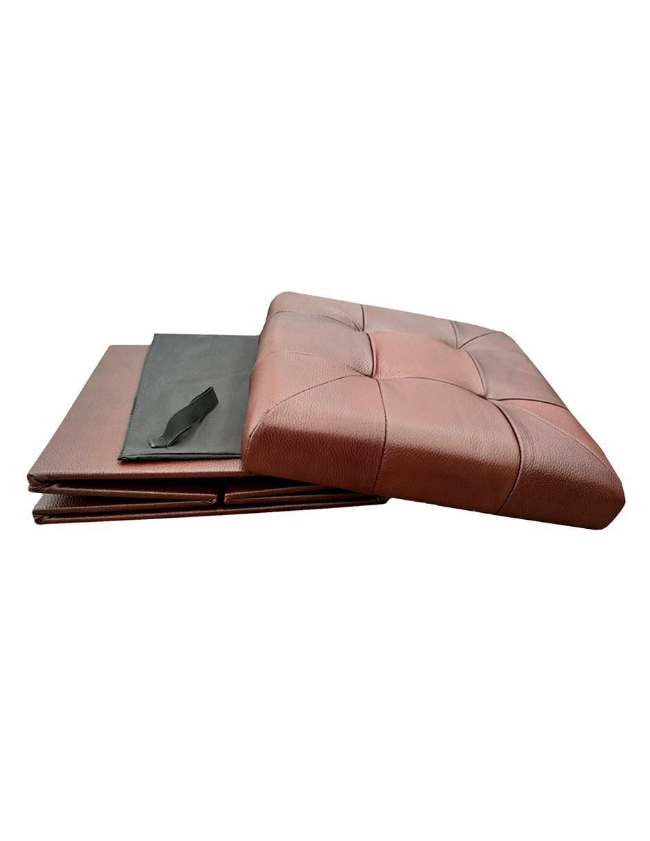 Taburete Confortopiel plegable de piel
