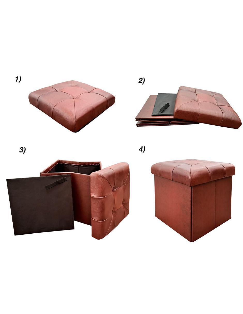 Taburete Confortopiel plegable de piel