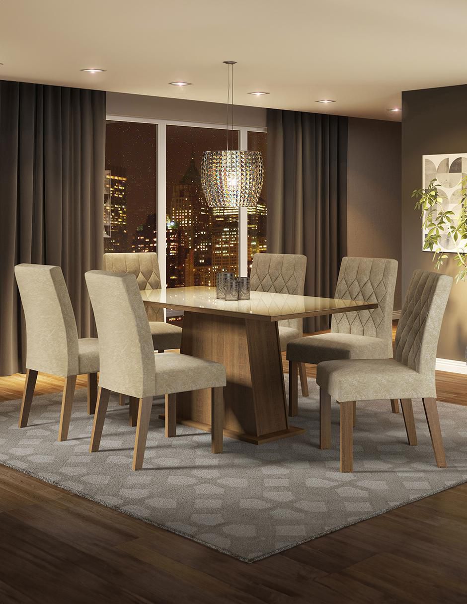 Comedor Stéfani para 6 personas 7