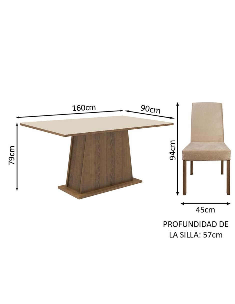 Comedor Flavia para 4 personas 11