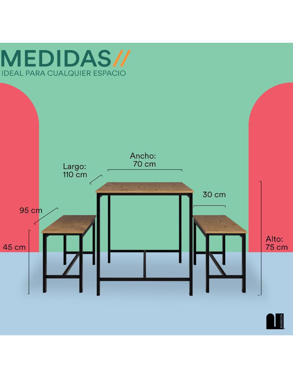 "comedor" mubson sin familia o colección "para" 4 personas