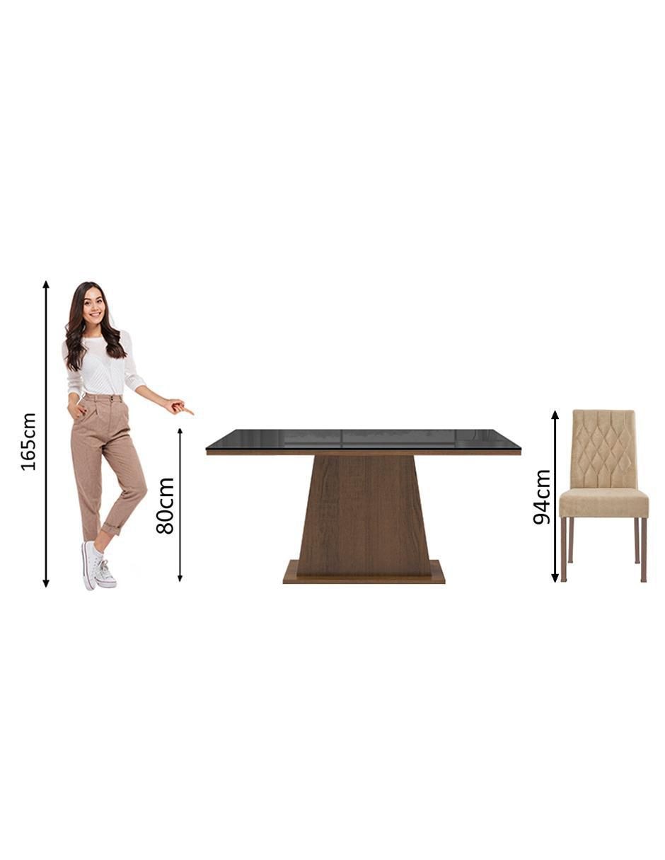 Comedor Aryeli para 4 personas 12