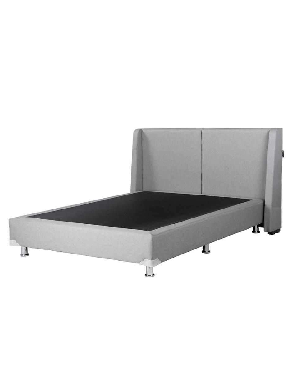 Cama dicasa milan box "de" madera y tela mat