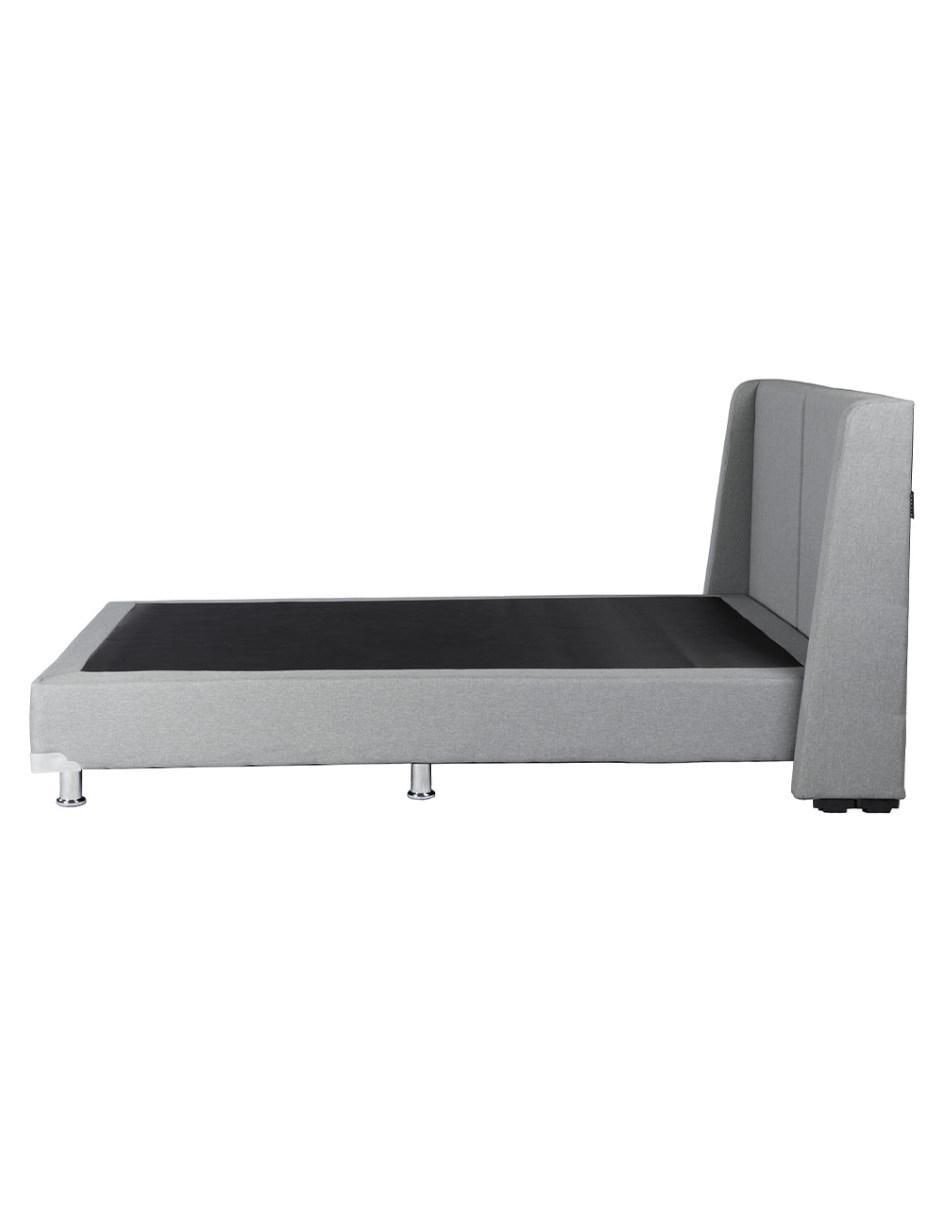 Cama dicasa milan box "de" madera y tela mat