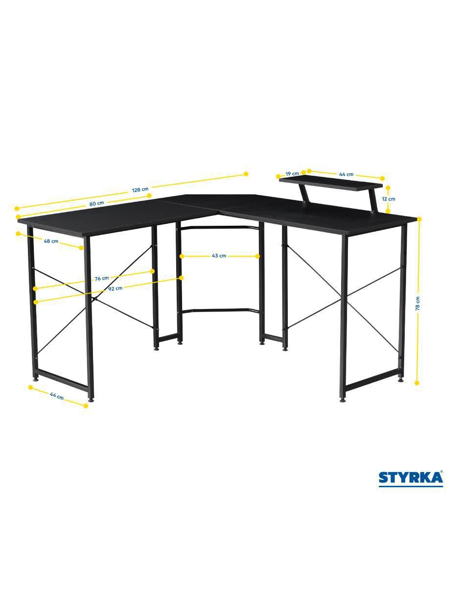 Escritorio Basics Styrka de MDF 3