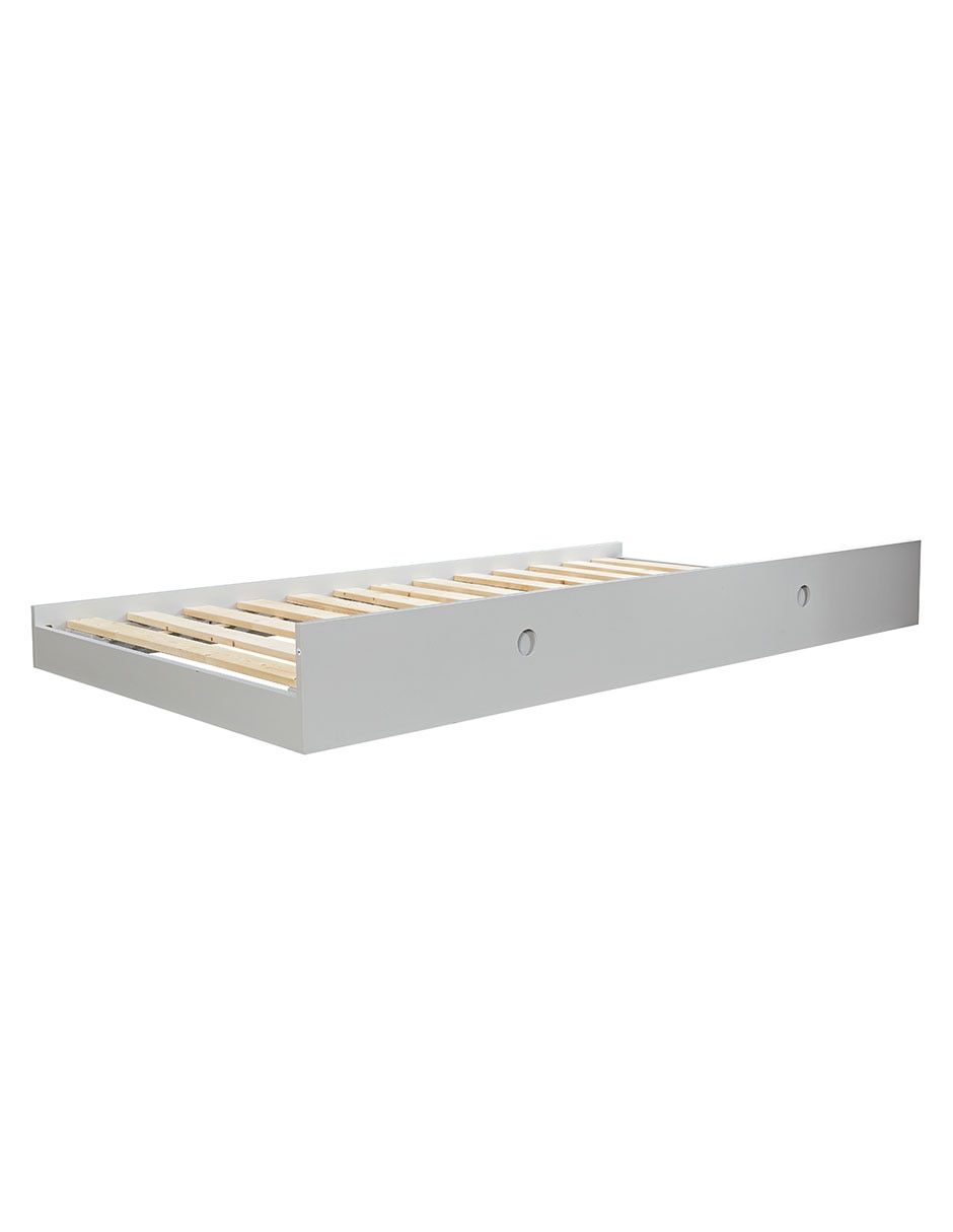 Cama baja de madera individual 4