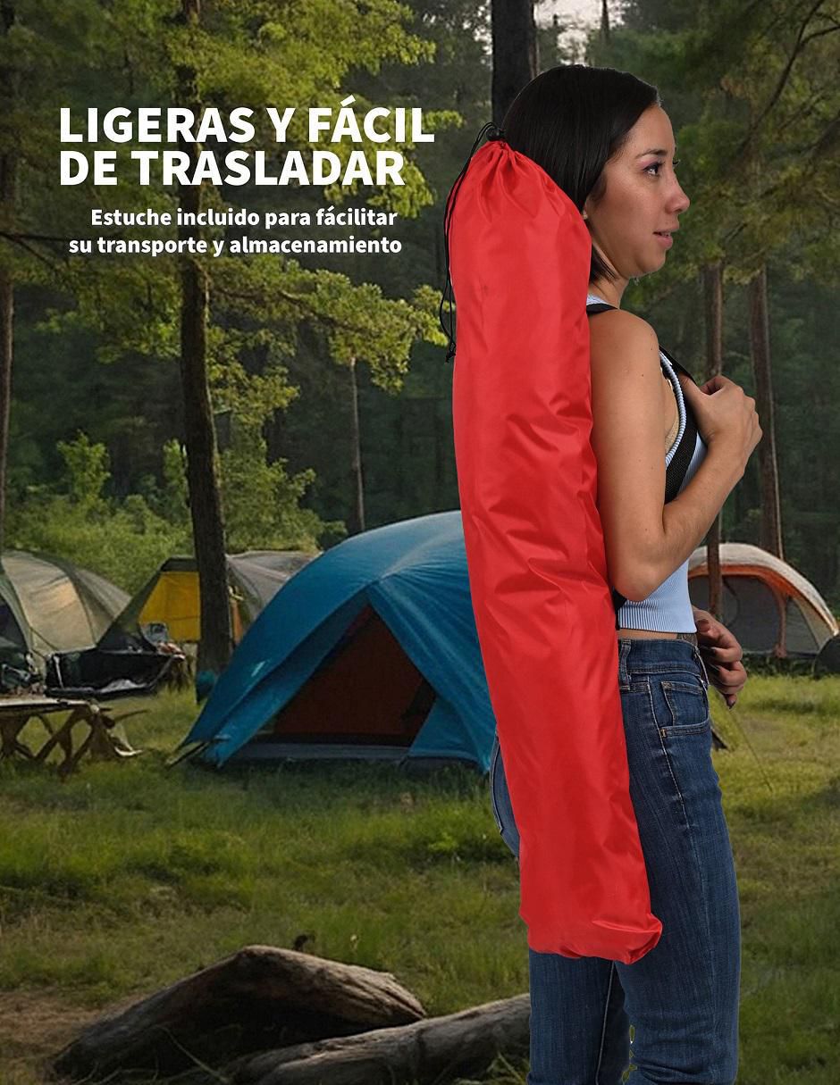 Juego de sillas plegables 2 "piezas" eke life home de playa "de" poliéster