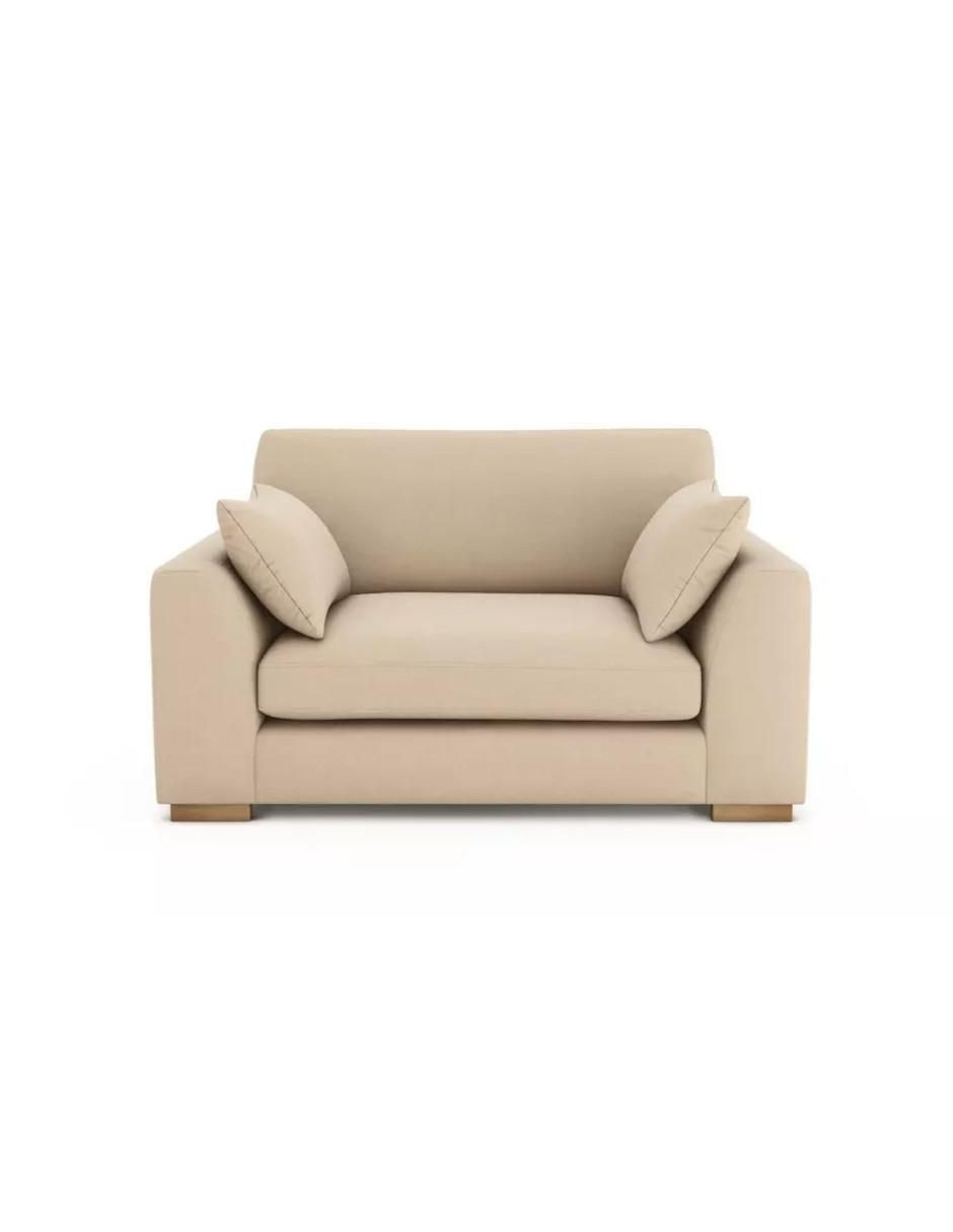 Sillón valencia design arcadia "estilo" mid century "de" lino
