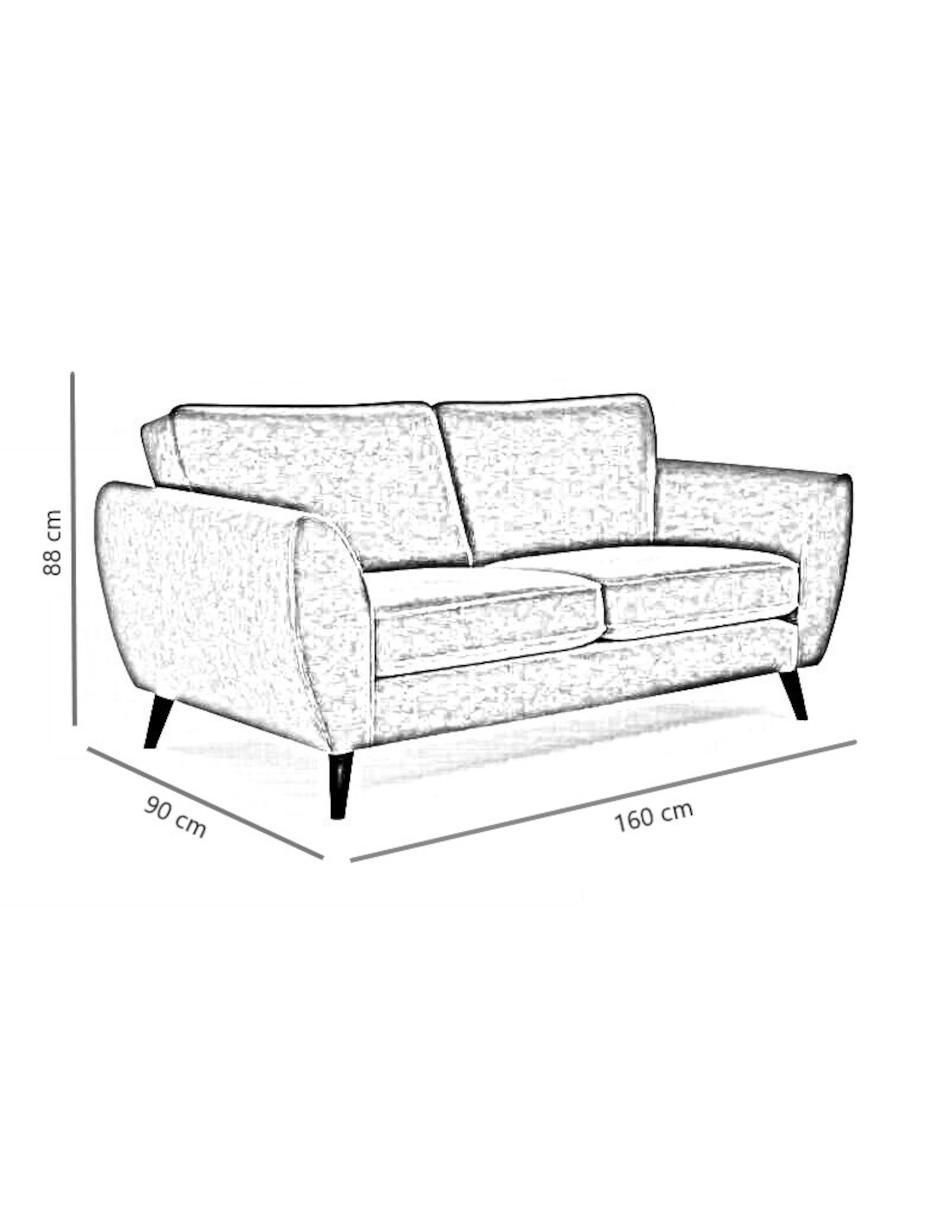 Love seat Vienna de lino 4