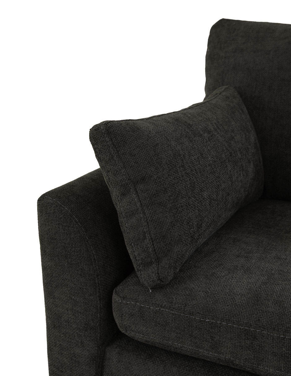 SALA MODULAR OLIVIA TELA, GRIS OXFORD