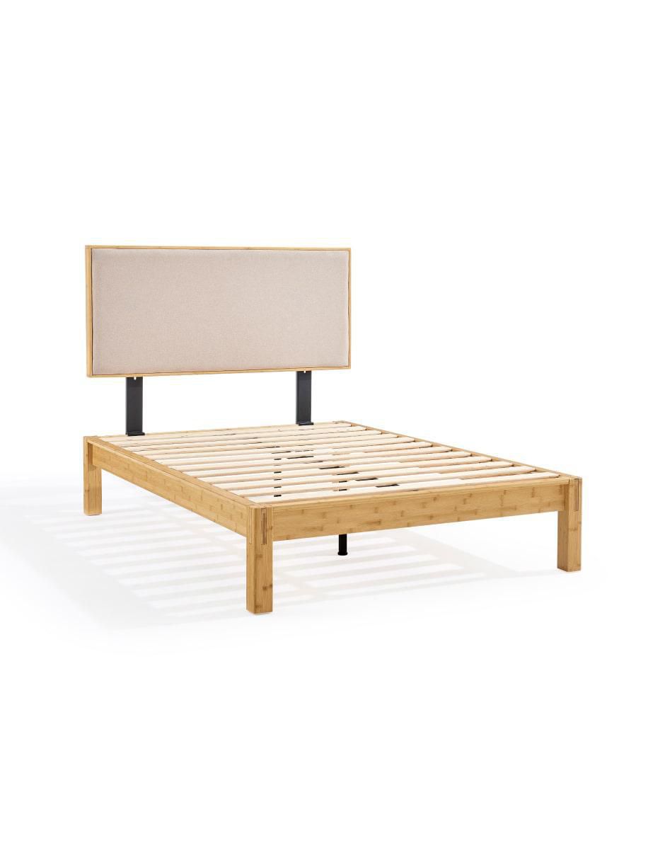 Base para cama Mix & Match de madera roble