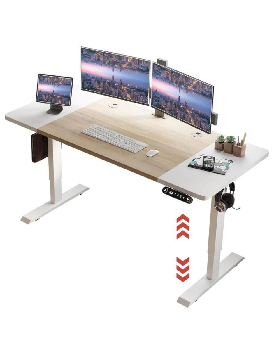 Base inteligente para escritorio armable de madera