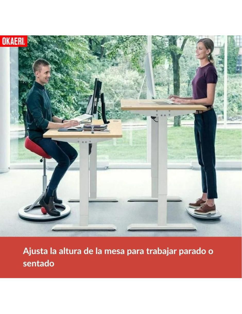 Base inteligente para escritorio armable de madera 3