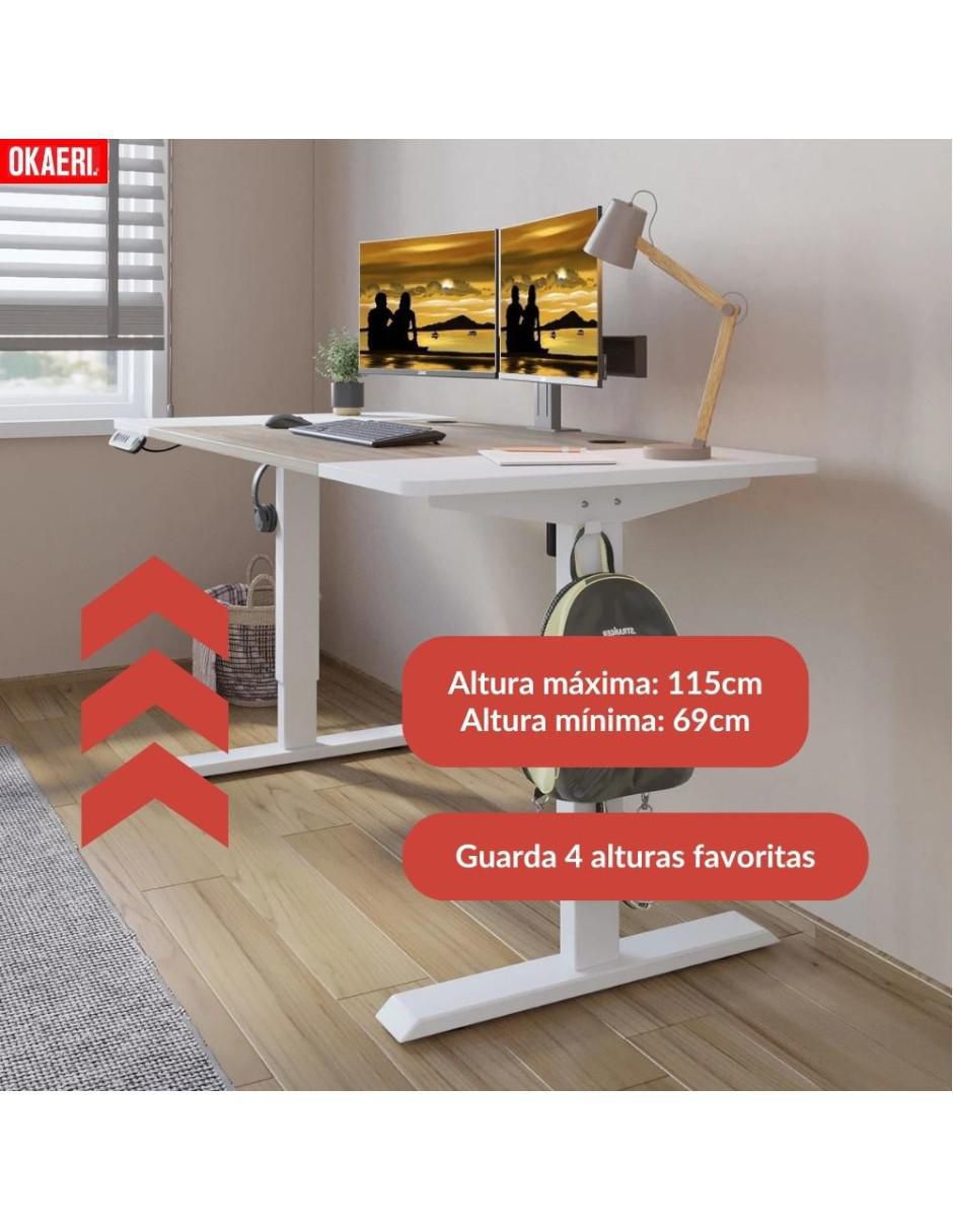 Base inteligente para escritorio armable de madera 5