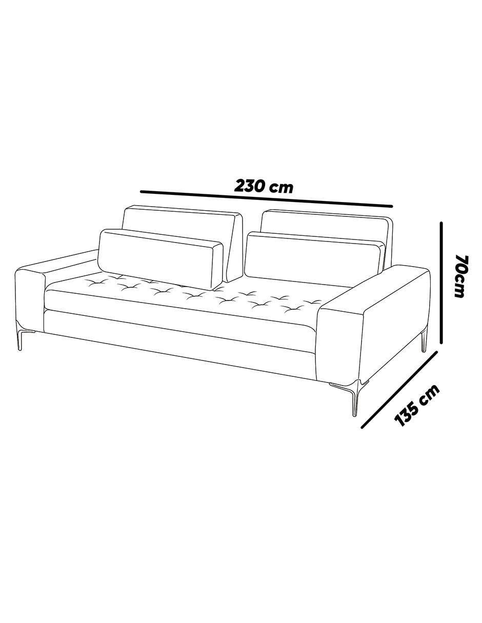 Sofá cama M & E Gibra