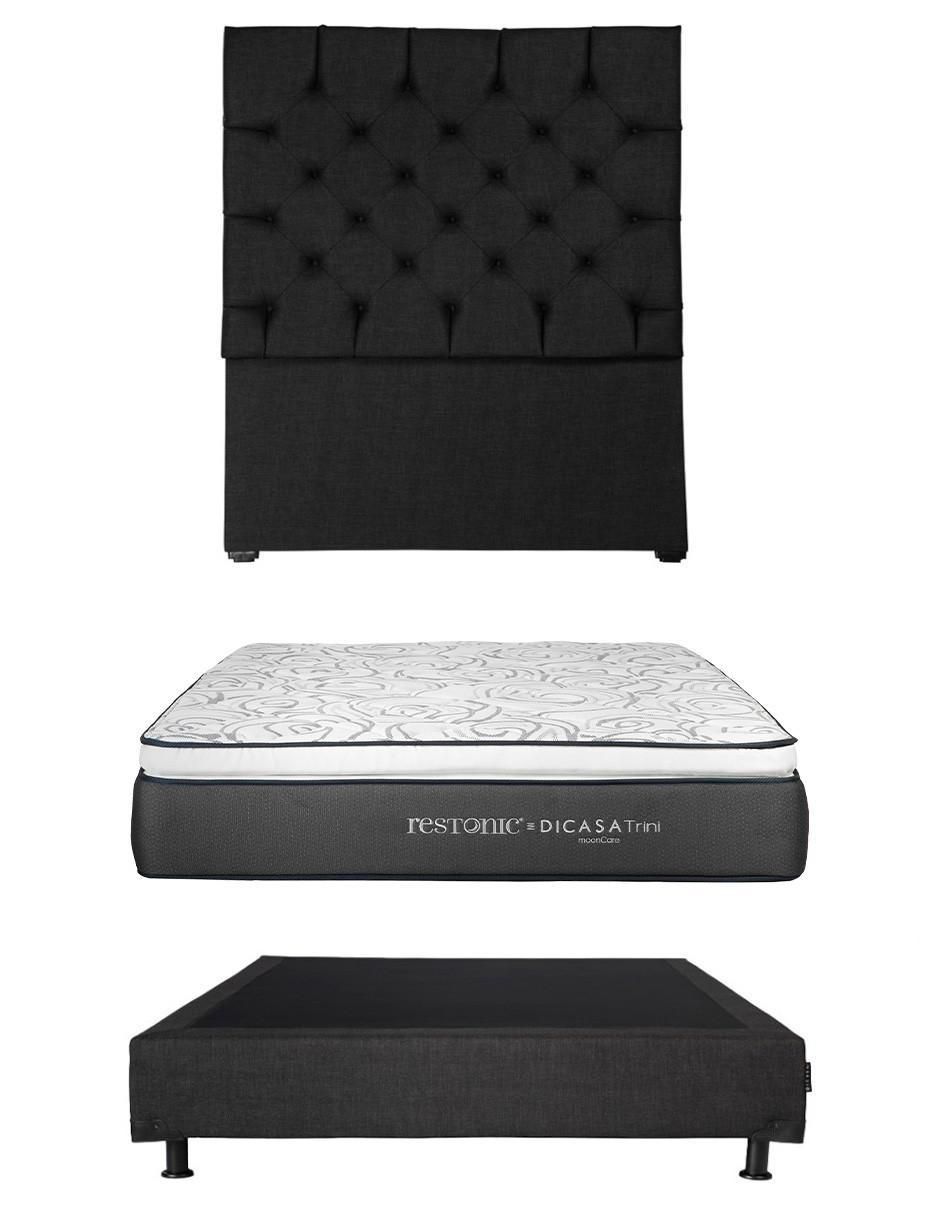 Set Recámara Capri Box Trini de madera pino