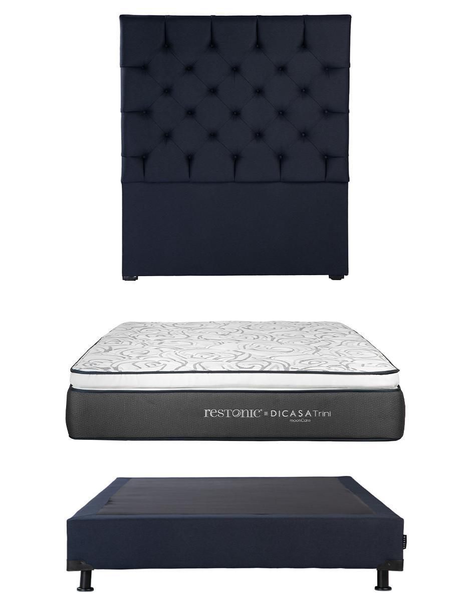 Set Recámara Capri Box Trini de madera pino Set Recámara Capri Box Trini de madera pino
