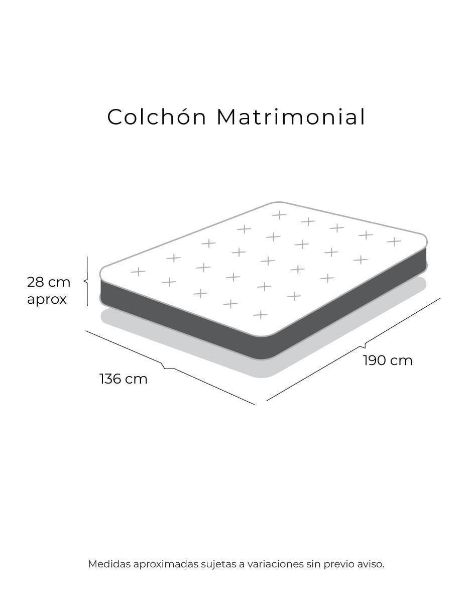 Set Recámara Capri Box Vail de madera pino 3