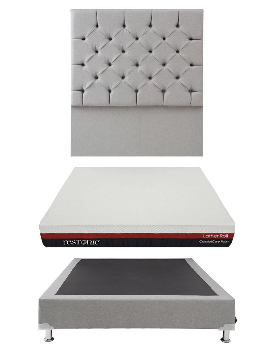 Set Recámara Capri Box Trini de madera pino Set Recámara Capri Box Trini de madera pino