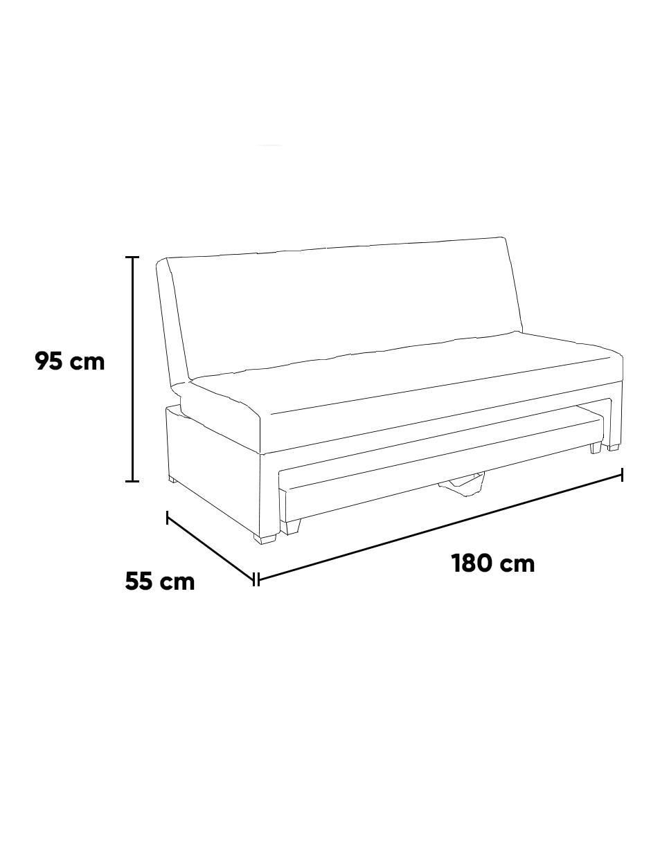 Sofá cama Cisla de lino 5